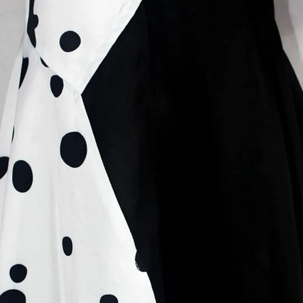 Girls Halloween Costume Dress Up Dalmatian Print Outfit 9-10yr Olds NEW